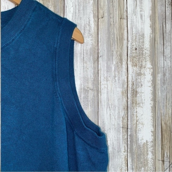 Lane Bryant Turquoise Sleeveless Sweater Shell - Picture 3 of 6